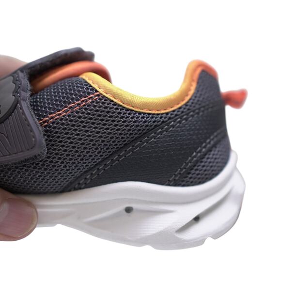 NWT Carter's Toddler Light-Up Dinosaur Sneakers Size 12 Black & Orange Halloween - Picture 12 of 14